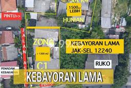 Lahan untuk Dijual Lokasi Kebayoran Lama, Jakarta Selatan Luas 1312m2 - Lahan untuk Dijual Lokasi Kebayoran Lama, Jakarta Selatan Luas 1312m2 -