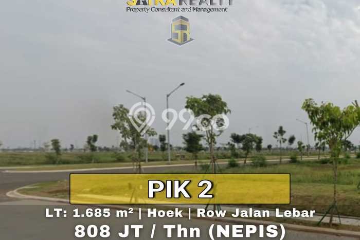 Disewakan Tanah di Pantai Indah Kapuk 2 Jakarta Utara Seluas 1685m2 Disewakan Tanah di Pantai Indah Kapuk 2 Jakarta Utara Seluas 1685m2