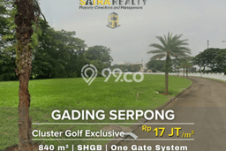 Kavling Tanah untuk Dijual di Gading Serpong, Tangerang, Luas 840m2 Kavling Tanah untuk Dijual di Gading Serpong, Tangerang, Luas 840m2