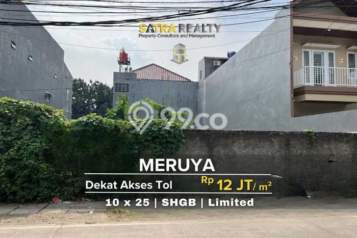 Untuk Dijual Tanah di Jakarta Barat, Luas 250m2 - Untuk Dijual Tanah di Jakarta Barat, Luas 250m2 -