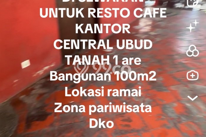 Unit Ruko Disewa Lokasi Ubud, Gianyar Spesifikasi Luas Bangunan 100m2 Unit Ruko Disewa Lokasi Ubud, Gianyar Spesifikasi Luas Bangunan 100m2