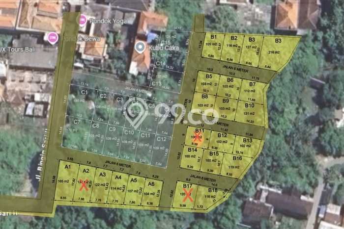 Untuk Dijual Tanah 100m2 di Jimbaran, Badung Untuk Dijual Tanah 100m2 di Jimbaran, Badung