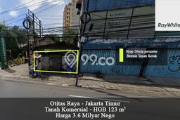 Dijual Tanah Lokasi Otista, Jakarta Timur Seluas 123m2 Dijual Tanah Lokasi Otista, Jakarta Timur Seluas 123m2