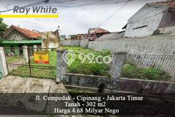 Tanah Dijual di Jakarta Timur Seluas 302m2 Strategis Tanah Dijual di Jakarta Timur Seluas 302m2 Strategis