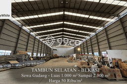 Pabrik bagus disewakan di Tambun Selatan Bekasi dengan LB 10000m2 harga sewa terbaik Pabrik bagus disewakan di Tambun Selatan Bekasi dengan LB 10000m2 harga sewa terbaik