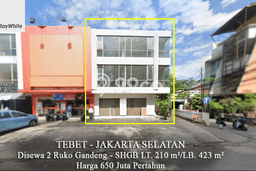 Kantor Disewa di Tebet, Jakarta Selatan, LT 20m2 / LB 423m2 Kantor Disewa di Tebet, Jakarta Selatan, LT 20m2 / LB 423m2