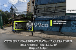 Lahan Dijual Lokasi Strategis di Jakarta Timur dengan Luas 123m2 Lahan Dijual Lokasi Strategis di Jakarta Timur dengan Luas 123m2