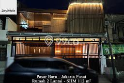 Rumah Lingkungan Asri di Pasar Baru, Jakarta Pusat, LT 112m² LB 153m² Rumah Lingkungan Asri di Pasar Baru, Jakarta Pusat, LT 112m² LB 153m²
