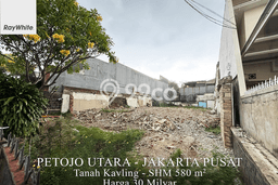 Tanah Kavling Dijual di Jakarta Pusat dengan Spesifikasi 580m2 Tanah Kavling Dijual di Jakarta Pusat dengan Spesifikasi 580m2