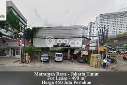 Ruko untuk disewa di Matraman punya LT 490m2 & LB 400m2 harga sewa kompetitif Ruko untuk disewa di Matraman punya LT 490m2 & LB 400m2 harga sewa kompetitif