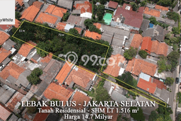 Untuk Dijual Tanah di Jakarta Selatan, Luas 1516m2 SHM Untuk Dijual Tanah di Jakarta Selatan, Luas 1516m2 SHM