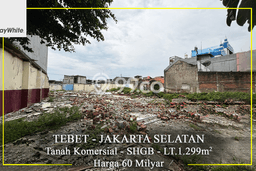 Tanah di Tebet, Jakarta Selatan Luas 1300m2 Dijual Segera Tanah di Tebet, Jakarta Selatan Luas 1300m2 Dijual Segera