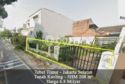 Tanah Kavling di Tebet Dijual dengan Luas 208m2 Tanah Kavling di Tebet Dijual dengan Luas 208m2