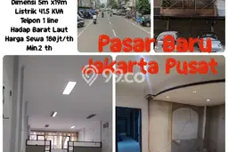 Disewakan Ruko di Kawasan Ramai Pasar Baru Luas 349m2 Disewakan Ruko di Kawasan Ramai Pasar Baru Luas 349m2