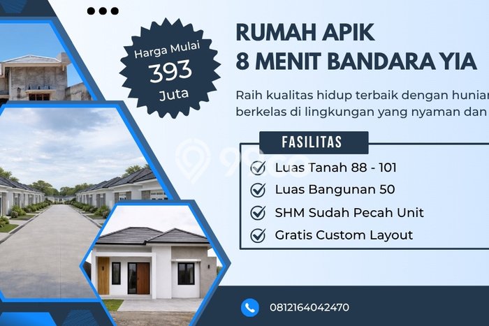 Jual Rumah Murah di Wates Kulon Progo Harga Rp 393 Juta LT 101m2 Jual Rumah Murah di Wates Kulon Progo Harga Rp 393 Juta LT 101m2