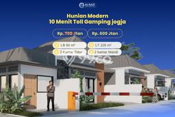 Rumah Modern 2 Kamar LT 105m2 di Sleman Rumah Modern 2 Kamar LT 105m2 di Sleman