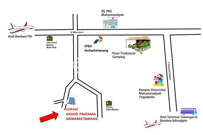 Jual Rumah Harga Miring Gamping Punya 2 Kamar & LT 80m2 Jual Rumah Harga Miring Gamping Punya 2 Kamar & LT 80m2