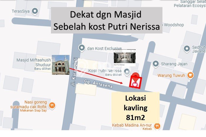 Jarang Ada! Tanah di Kasihan Punya Luas 81m2 SHM Jarang Ada! Tanah di Kasihan Punya Luas 81m2 SHM