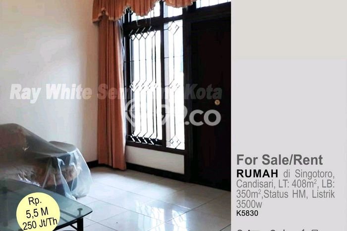 Rumah Area Strategis di Candisari, Semarang, LT 408m² LB 350m² Rumah Area Strategis di Candisari, Semarang, LT 408m² LB 350m²