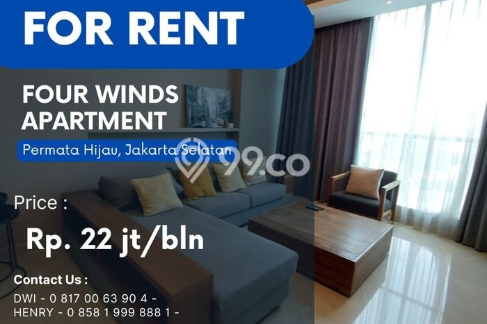Disewakan Apartemen Terjangkau 2 KT di Permata Hijau Jakarta Selatan Disewakan Apartemen Terjangkau 2 KT di Permata Hijau Jakarta Selatan