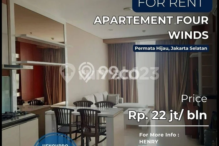 Apartemen Minimalis untuk Disewa, 2 Kamar di Jakarta Selatan Apartemen Minimalis untuk Disewa, 2 Kamar di Jakarta Selatan