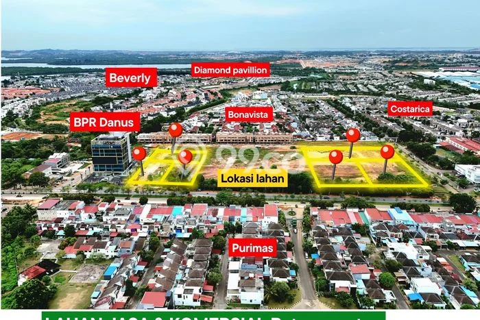 Tanah untuk Dijual Lokasi Batam Kota, Batam Luas 2673m2 - Tanah untuk Dijual Lokasi Batam Kota, Batam Luas 2673m2 -