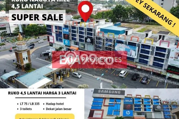 Ruko Dijual di Batam LT 75m2 & LB 335m2 Lokasi Terbaik! Ruko Dijual di Batam LT 75m2 & LB 335m2 Lokasi Terbaik!