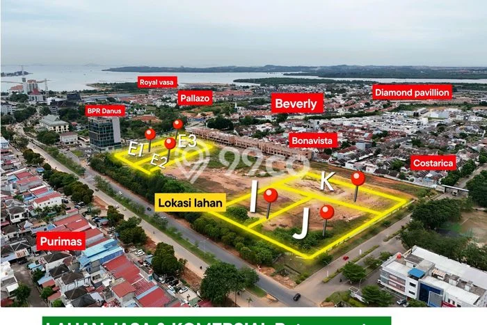 Tanah untuk Dijual Lokasi Batam Kota, Batam Luas 2673m2 - Tanah untuk Dijual Lokasi Batam Kota, Batam Luas 2673m2 -