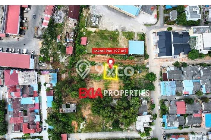 Tanah Dijual Lokasi Batam Kota, Batam dengan Luas Tanah 197m2 dan Status - Tanah Dijual Lokasi Batam Kota, Batam dengan Luas Tanah 197m2 dan Status -