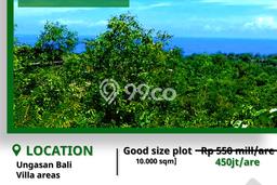 Tanah Dijual Area Strategis di Ungasan Badung 10000m2 Tanah Dijual Area Strategis di Ungasan Badung 10000m2