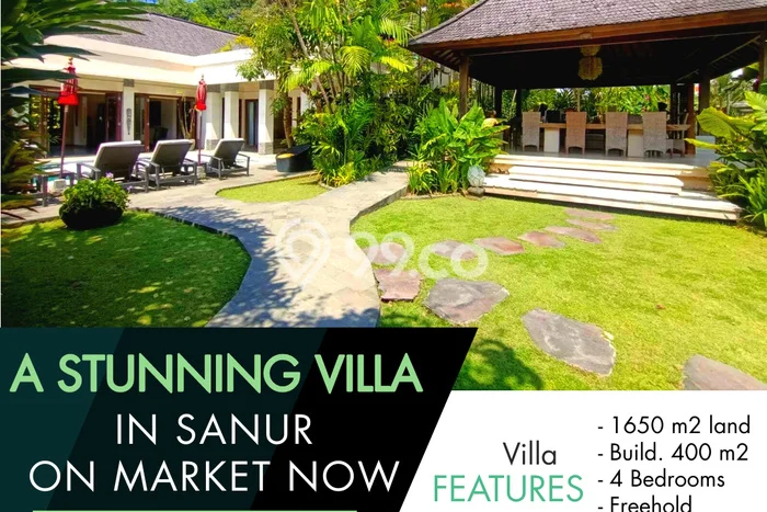 Hunian Elit LB 400m2 Siap Pakai Desain Elegan di Sanur, Denpasar Hunian Elit LB 400m2 Siap Pakai Desain Elegan di Sanur, Denpasar