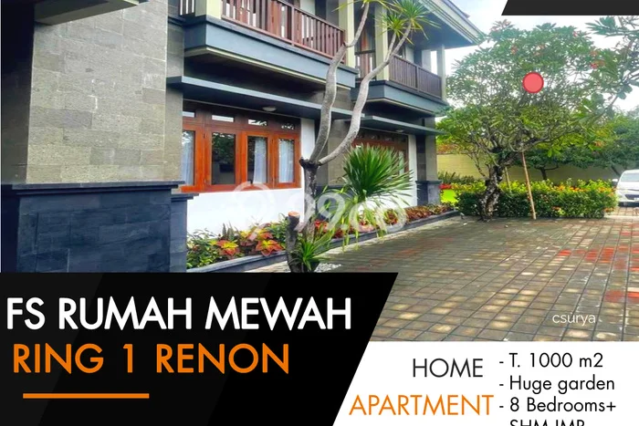Dijual Apartemen Luxury di Renon 8 Kamar & 8 Kamar Mandi Dijual Apartemen Luxury di Renon 8 Kamar & 8 Kamar Mandi