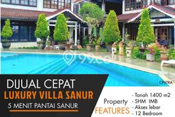 Jual Rumah Luas Megah Dengan View Eksklusif di Sanur Kauh, Denpasar Jual Rumah Luas Megah Dengan View Eksklusif di Sanur Kauh, Denpasar