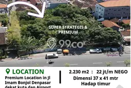 Lahan untuk Dijual di Kuta Badung Luas 2230m2 Lahan untuk Dijual di Kuta Badung Luas 2230m2