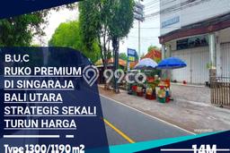 Ruko Dijual di Buleleng LT 1190m2 & LB 1300m2 Lokasi Terbaik! Ruko Dijual di Buleleng LT 1190m2 & LB 1300m2 Lokasi Terbaik!