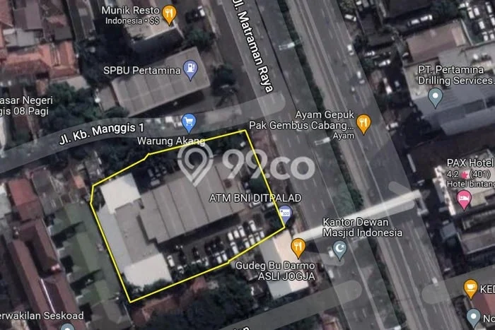 Disewakan Pabrik di Matraman Jakarta Timur LT 2548m2, LB 950m2 Disewakan Pabrik di Matraman Jakarta Timur LT 2548m2, LB 950m2