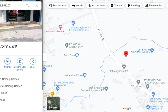 Tanah Kavling di Cikande Dijual dengan Luas 12000m2 Tanah Kavling di Cikande Dijual dengan Luas 12000m2