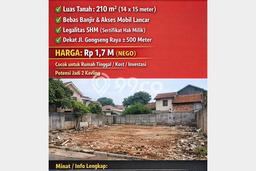 Kavling Tanah untuk Dijual di Kalisari, Jakarta Timur, Luas 210m2 Kavling Tanah untuk Dijual di Kalisari, Jakarta Timur, Luas 210m2