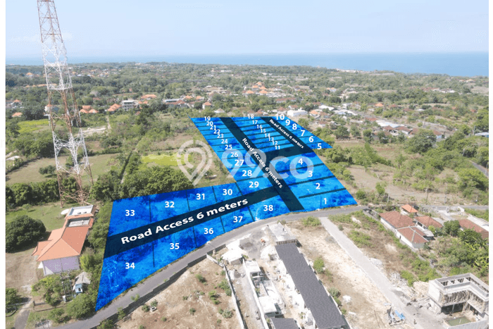 Tanah Kavling Disewakan di Ungasan dengan Luas 204m2 Tanah Kavling Disewakan di Ungasan dengan Luas 204m2