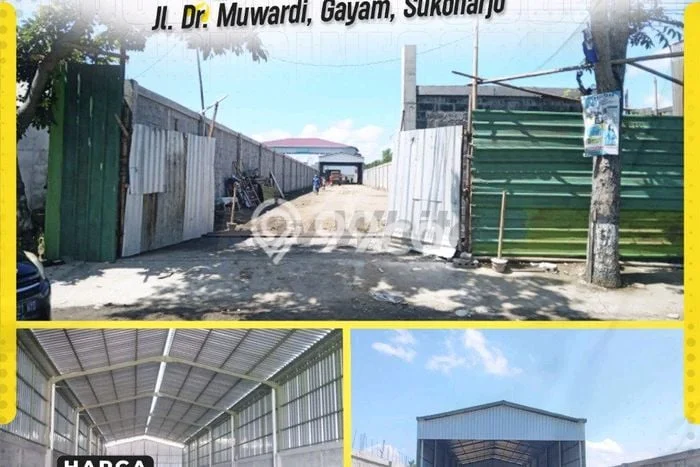 LOKASI PREMIUM! Gudang di Sukoharjo, Luas 800m2m², Jalan Strategis LOKASI PREMIUM! Gudang di Sukoharjo, Luas 800m2m², Jalan Strategis