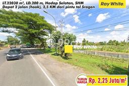 Tanah untuk Dijual di Sragen Sragen Luas 22030m2 Tanah untuk Dijual di Sragen Sragen Luas 22030m2