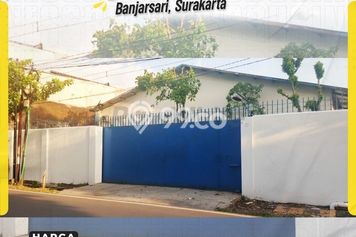 Gudang disewakan lokasi strategis Banjarsari Solo 900m2 Gudang disewakan lokasi strategis Banjarsari Solo 900m2
