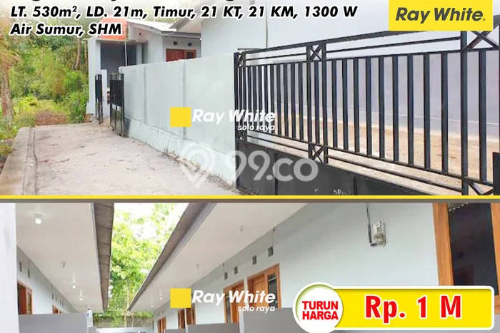 Rumah Kost Dijual Lokasi Ngadirojo, Wonogiri, 21 Kamar Tidur, 21 Kamar Mandi, 530m2 Rumah Kost Dijual Lokasi Ngadirojo, Wonogiri, 21 Kamar Tidur, 21 Kamar Mandi, 530m2