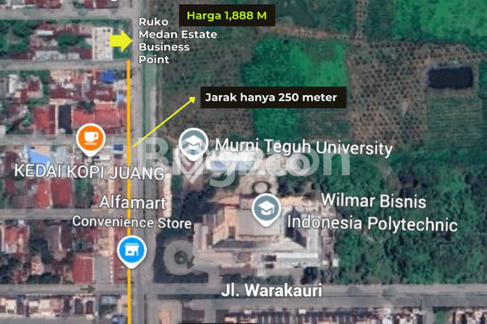 Ruko Paling Dicari LB 192m2 Dijual di Percut Sei Tuan Ruko Paling Dicari LB 192m2 Dijual di Percut Sei Tuan