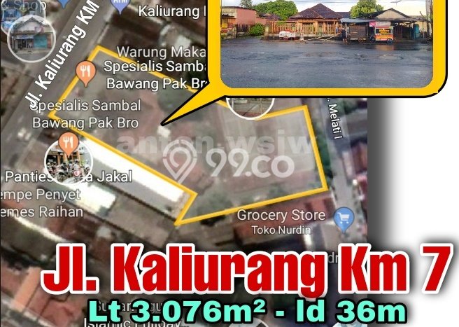 Tanah di Depok, Sleman Luas 3076m2 Dijual Segera Tanah di Depok, Sleman Luas 3076m2 Dijual Segera