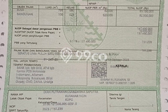Tanah Kavling untuk Dijual di Katapang Bandung 676m2 Tanah Kavling untuk Dijual di Katapang Bandung 676m2