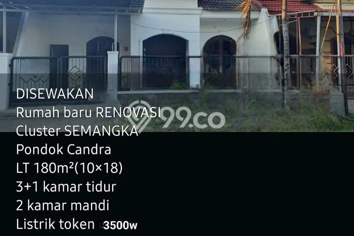 Jarang Ada! Rumah Kontrakan 3 Kamar Nyaman Siap Huni Pondok Tjandra Jarang Ada! Rumah Kontrakan 3 Kamar Nyaman Siap Huni Pondok Tjandra