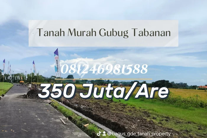 Tanah Kavling Dijual di Gubug, Tabanan dengan Luas Tanah 100m2 Tanah Kavling Dijual di Gubug, Tabanan dengan Luas Tanah 100m2