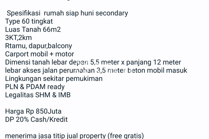 Rumah Modern 3 KT LT 65m2 di Taman Griya Rumah Modern 3 KT LT 65m2 di Taman Griya