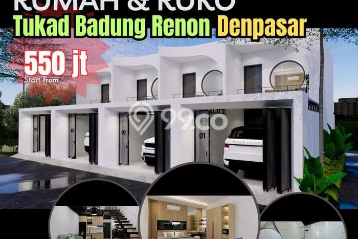 Rumah Minimalis 1 KT LT 50m2 di Renon Rumah Minimalis 1 KT LT 50m2 di Renon